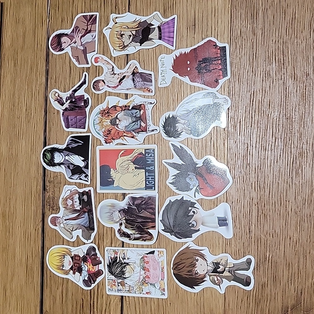 NWOT Death Note Stickers